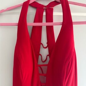 Red prom dress
